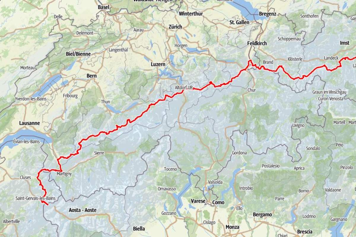 Die 5. Etappe der ALPEN-TOUR 2021