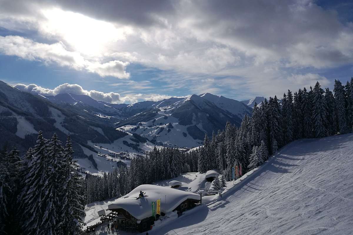Perfekte Pisten im Skicircus Saalbach Hinterglemm