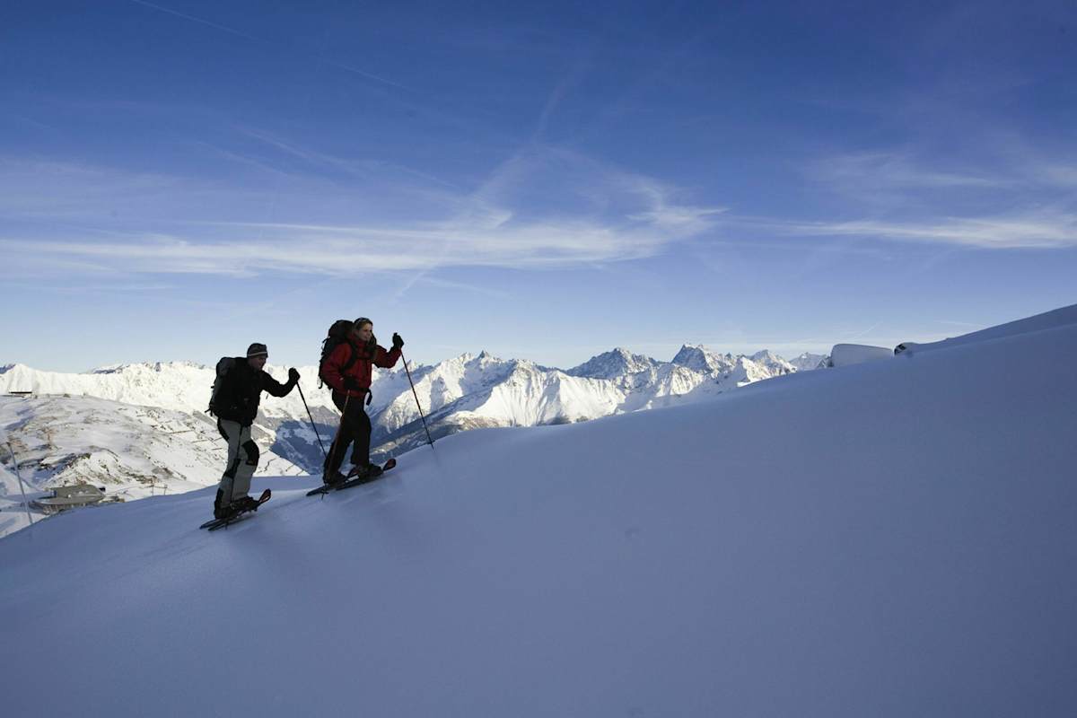Schneeschuhwanderer in Serfaus-Fiss-Ladis