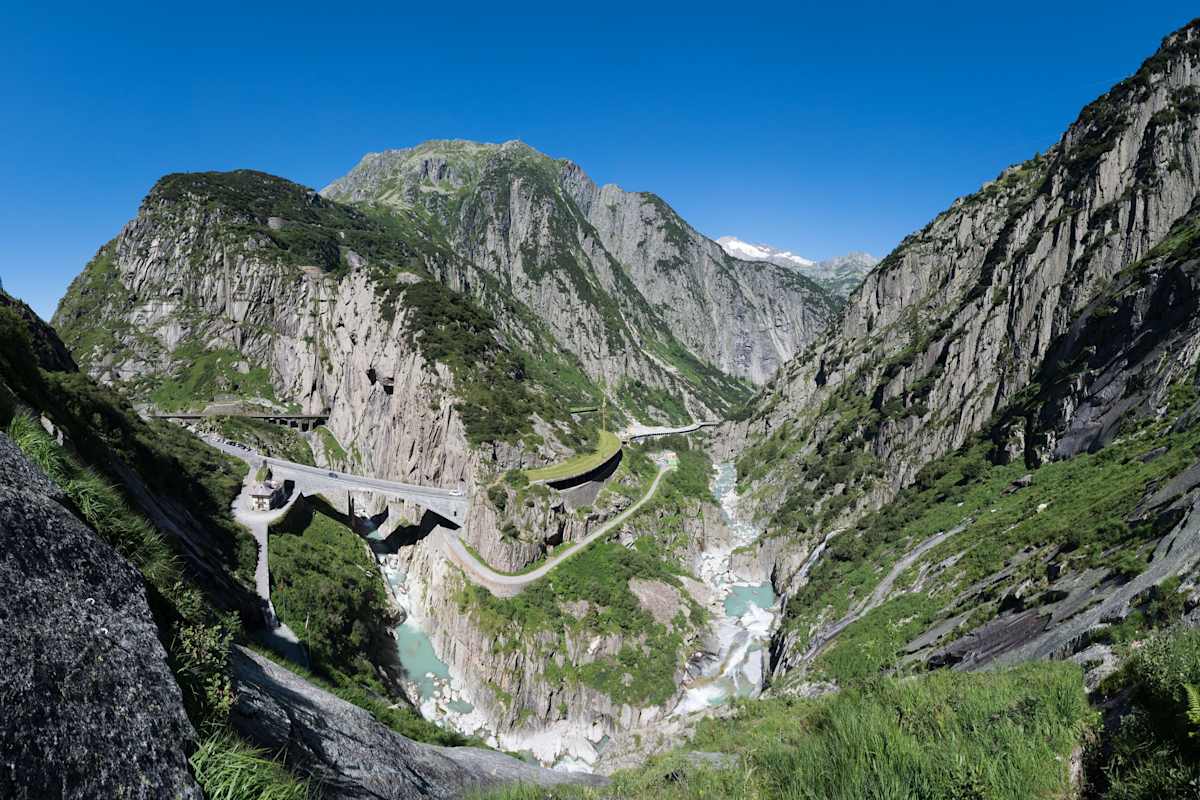Blick auf die Schöllenenschlucht