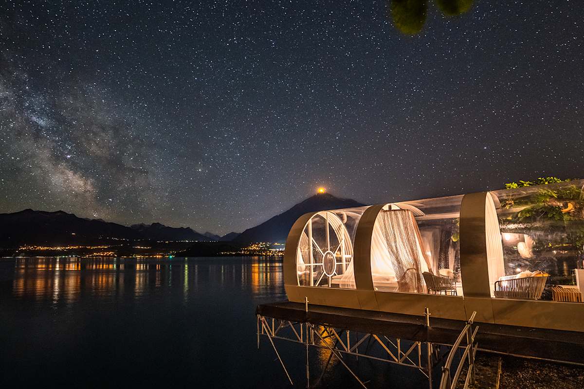 Außergewöhnlich: das Tubbo Sky am Thunersee.