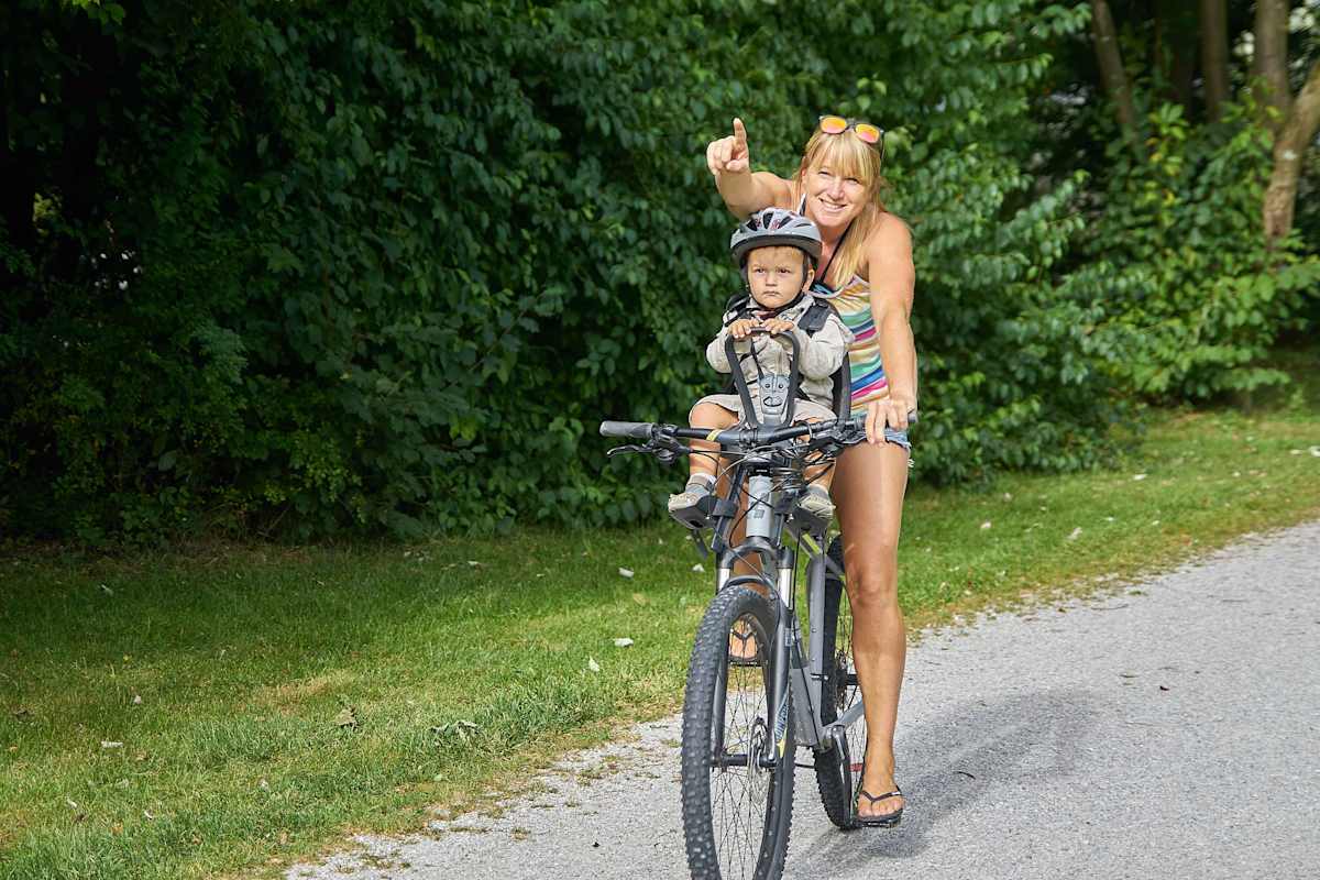 Radfahren mit Kleinkindern