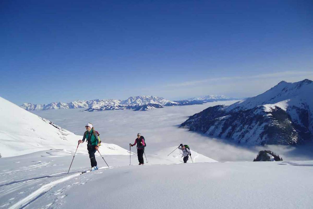 Skitour mit Panorama