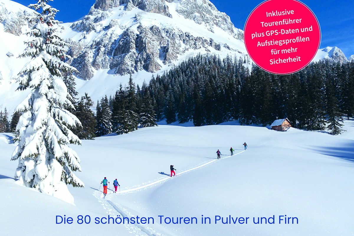 Buchcover Skitouren Steiermark. Die 80 schönsten Touren in Pulver und Firn.
