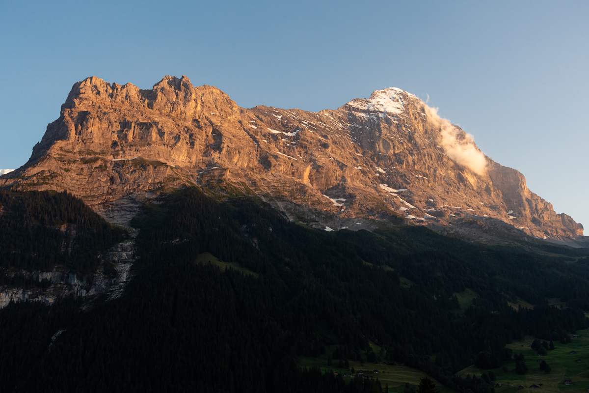 Der Mittellegigrat auf den Eiger