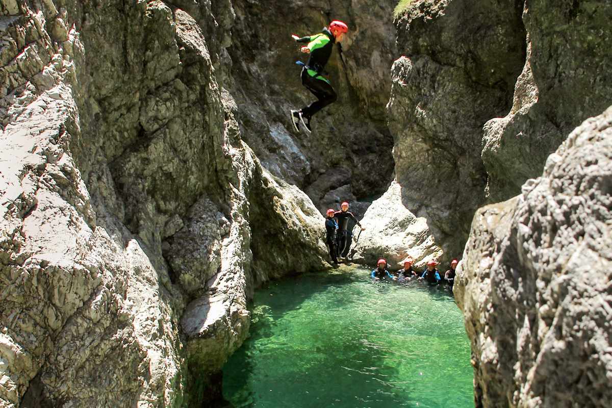 Canyoning in der Strubklamm