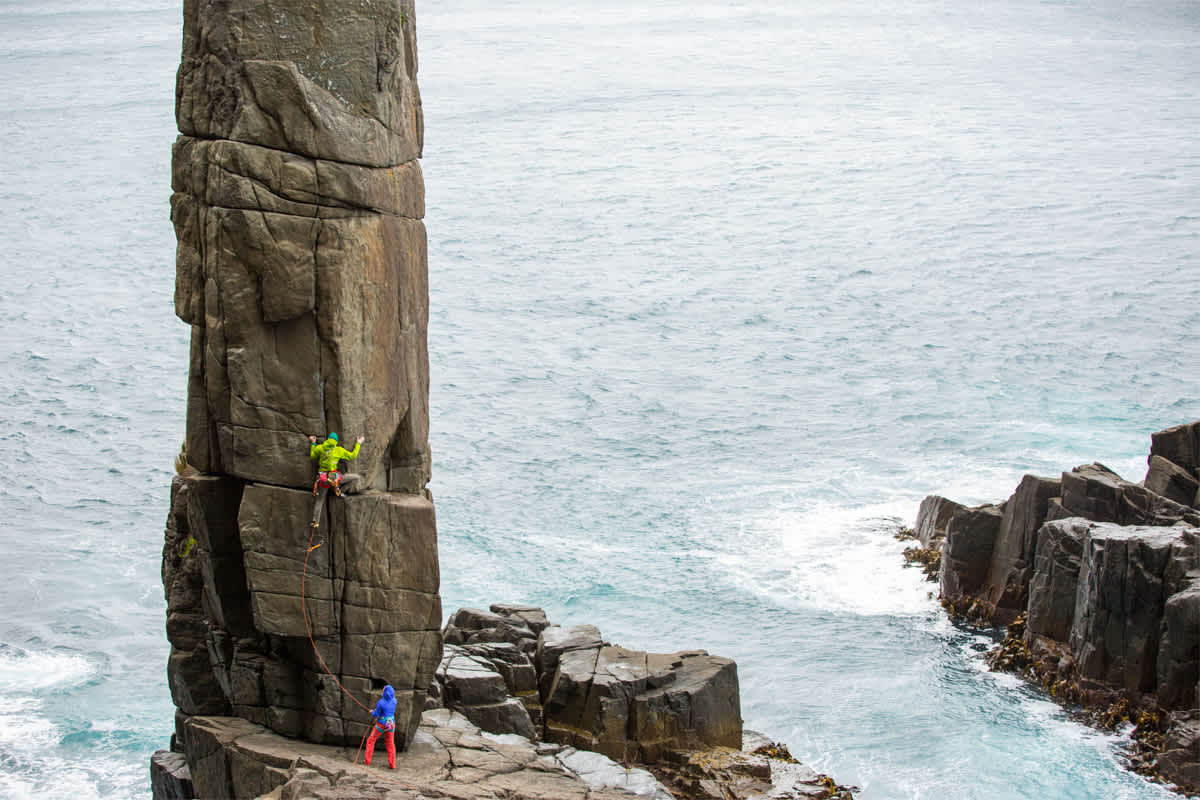 Klettern Tasmanien Saurwein Verhoeven