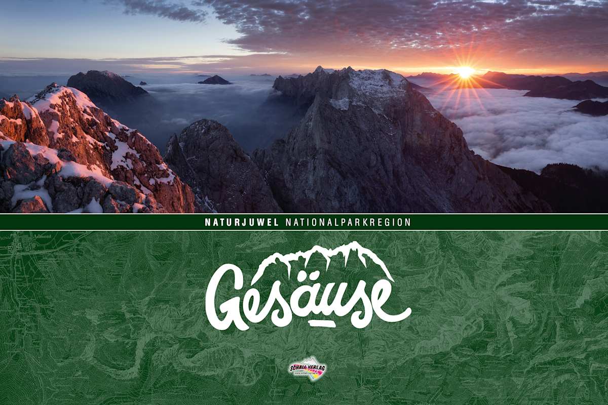 Titelseite des Bildbands: Naturjuwel Nationalparkregion Gesäuse
