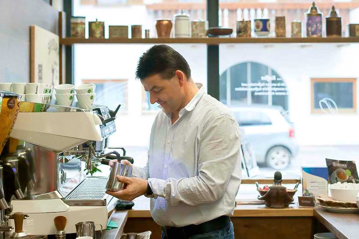 Kaffeesommelier Valentin Hofer