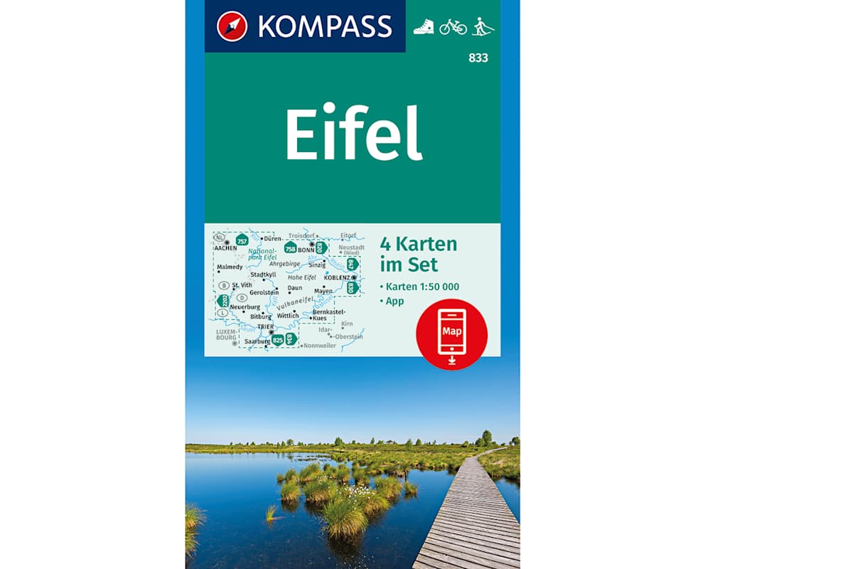 Die passende Wanderkarte zur Tour: Eifel Wk 833