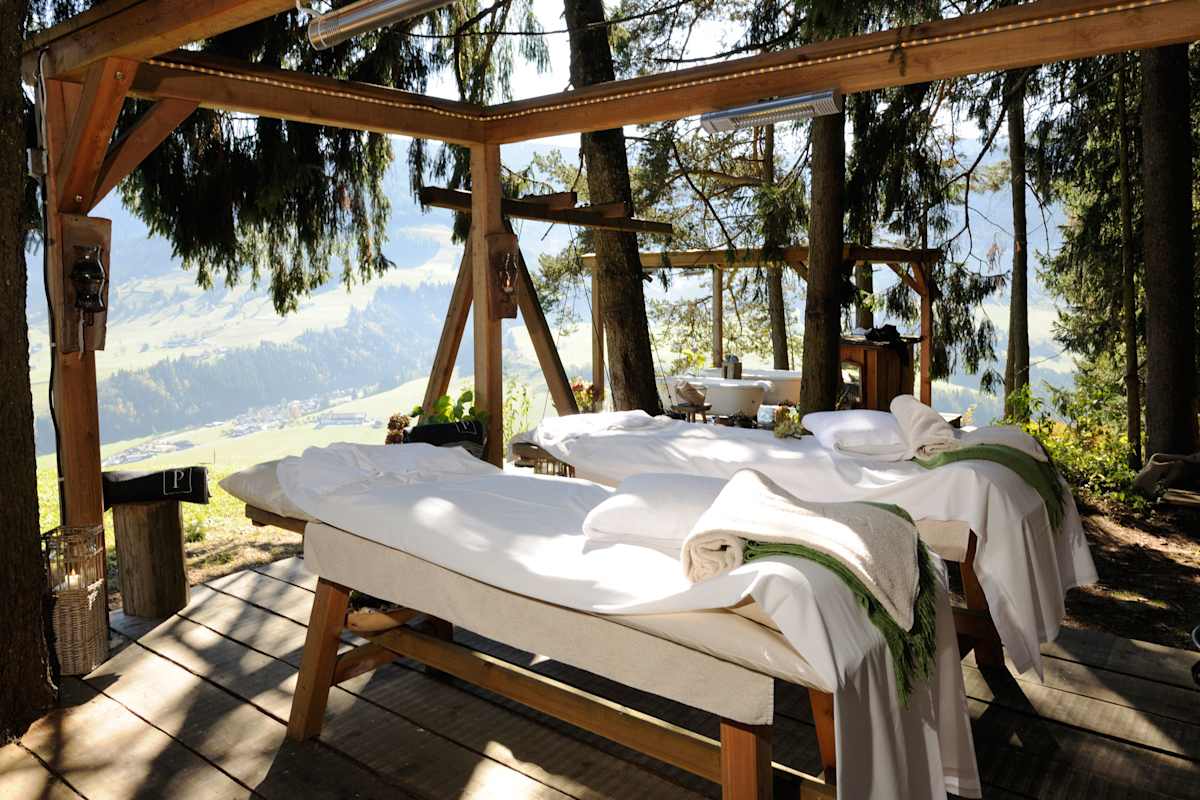 „Waldbad“ im Bergdorf Priesteregg