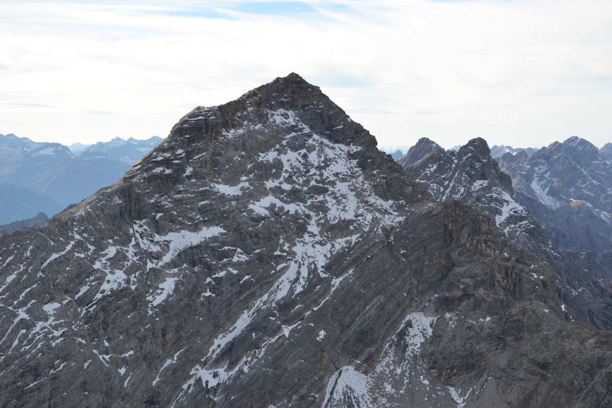 Blick auf die Urbeleskarspitze