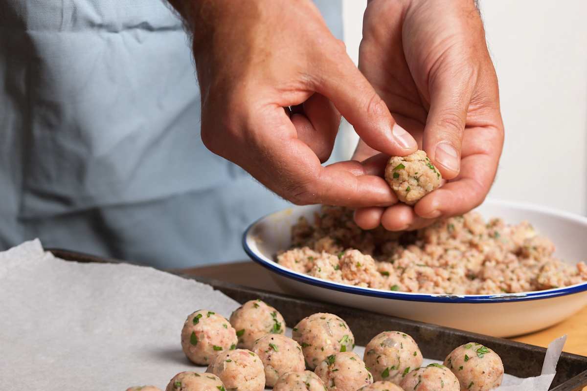 Gefüllte Knödel vom Waxriegelhaus in der Steiermark