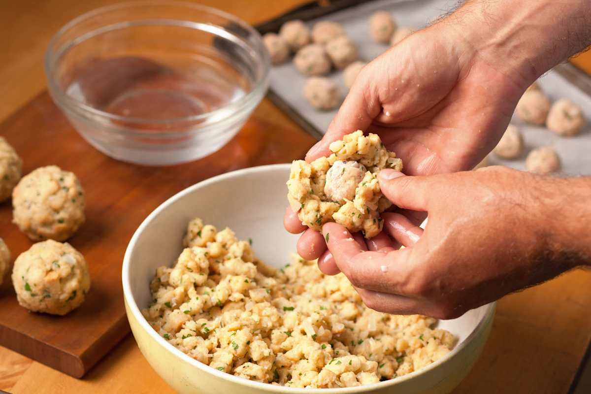 Gefüllte Knödel vom Waxriegelhaus in der Steiermark