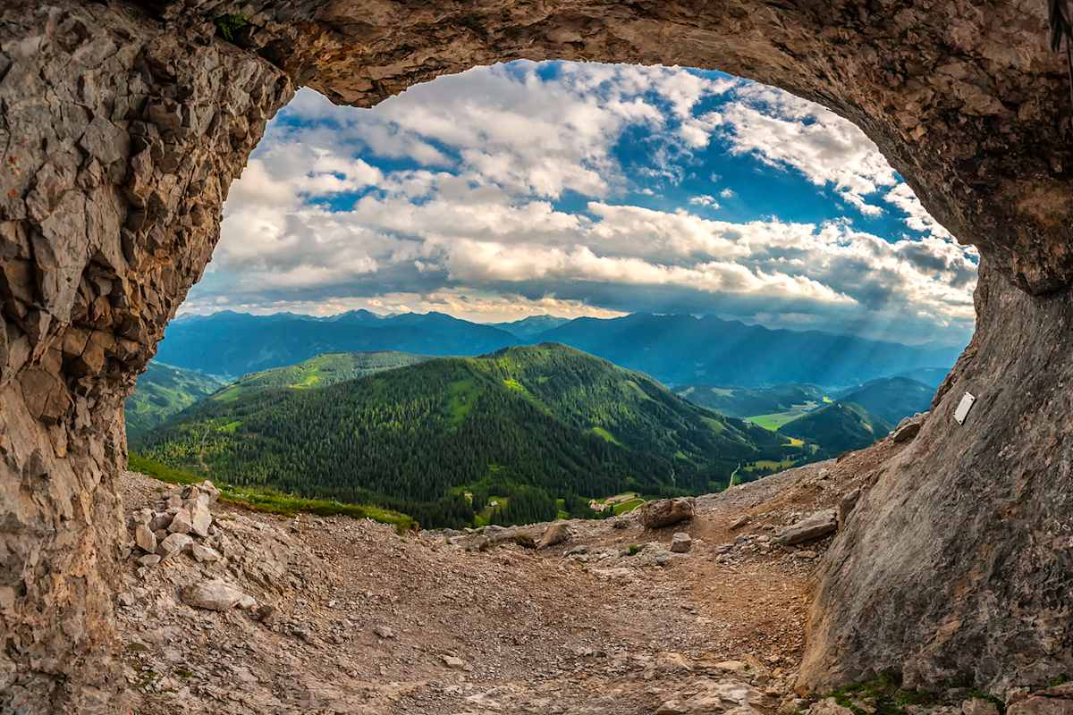 Rastplatz am Fuße der Kalbling Südwand 