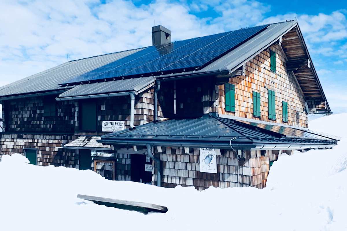 Zeppezauerhaus im Winter
