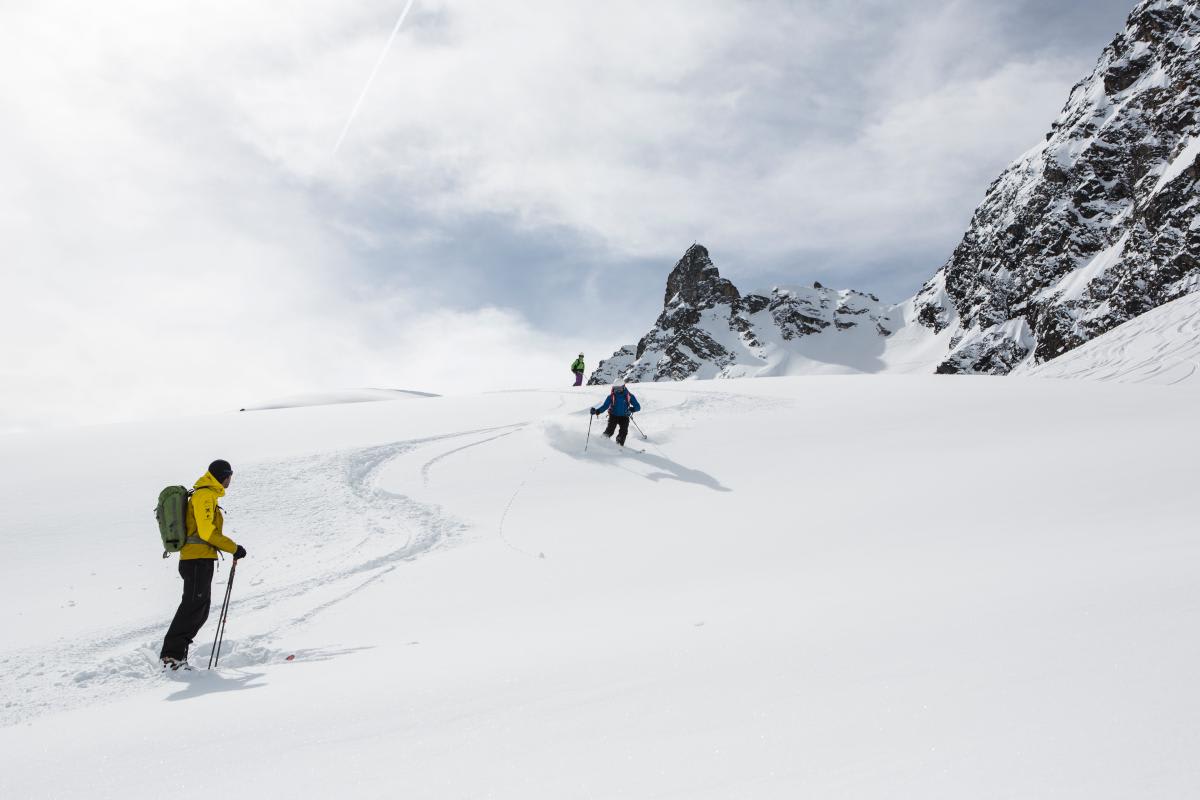 Silvretta: Abfahrt von der Seelücke