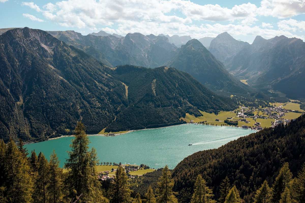 Der Achensee von oben