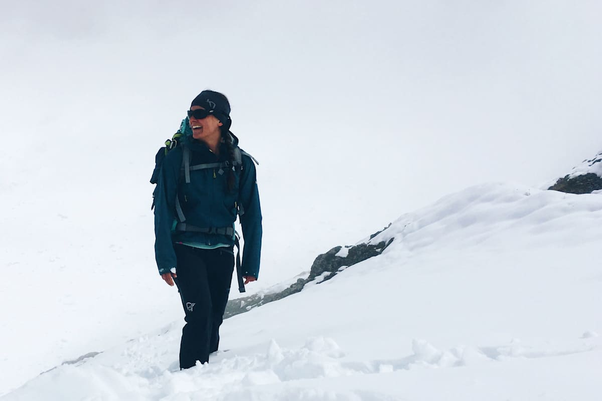 Alpenüberquerung: Ana Zirner in Graubünden