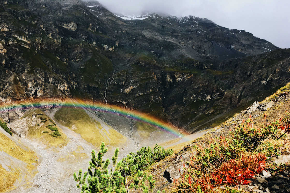 Regenbogen in Graubünden