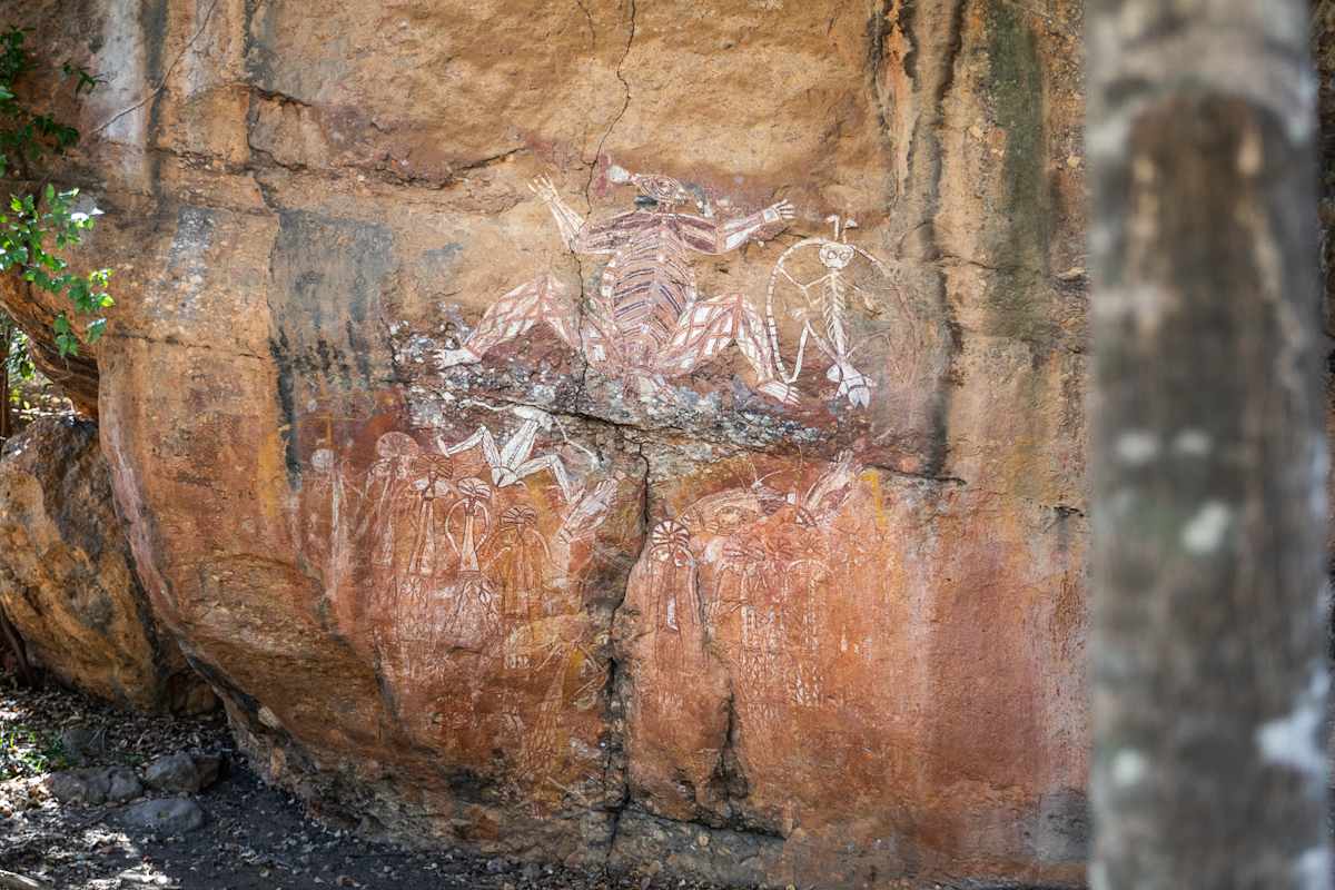 Felsmalereien der Aborigines