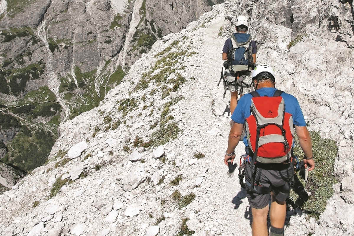 Bändertour - der Alpinisteig in den Dolomiten