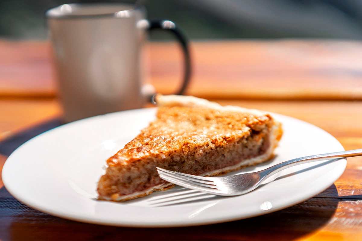 Ein Kuchen als Mehlspeise.