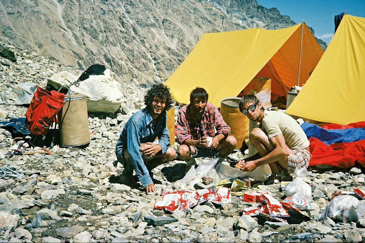 Im Basislager des Kuh-e Bandaka im Hindukusch in Afghanistan