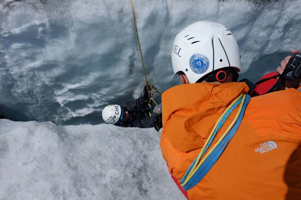 Bergführer auf Fortbildung
