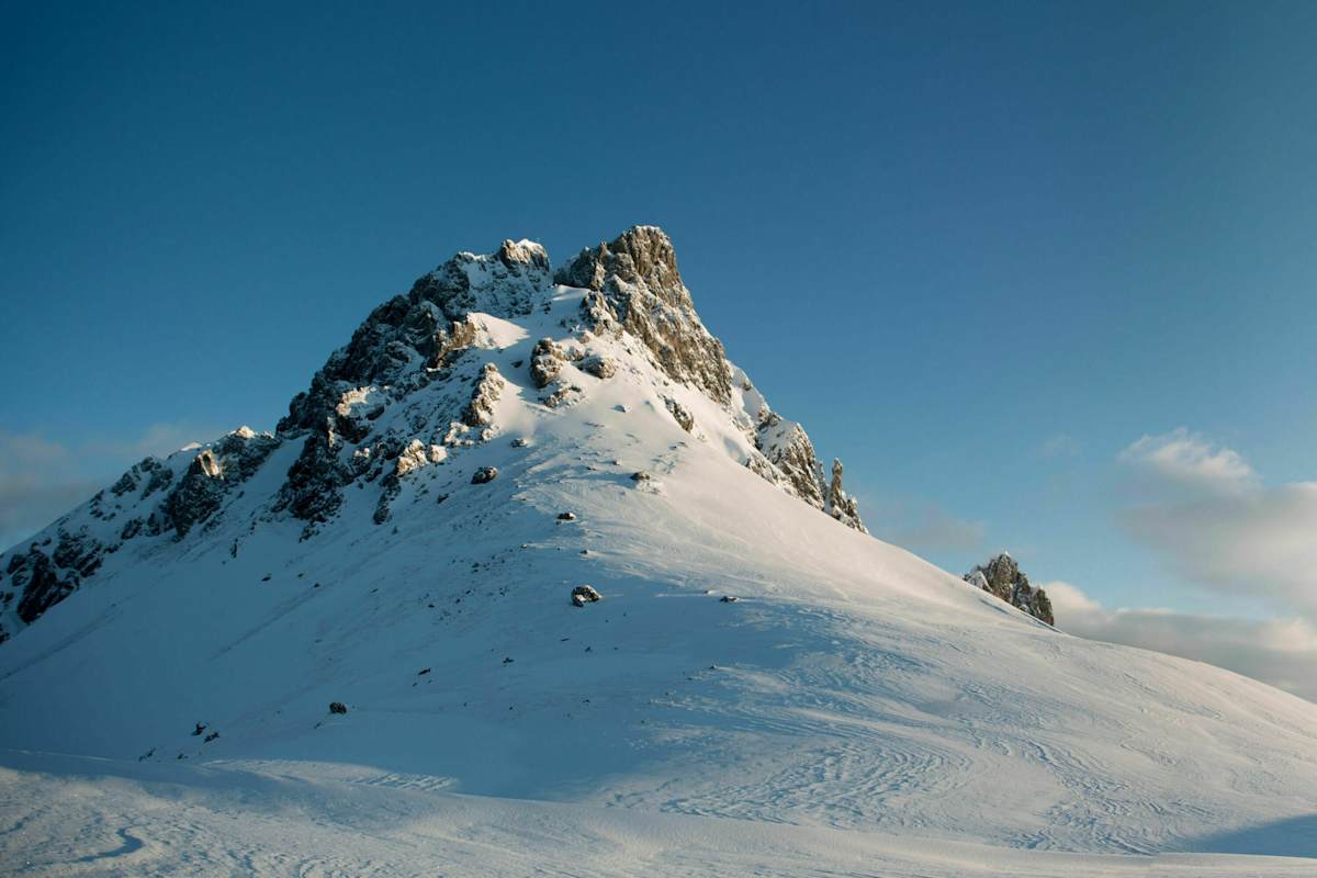 Panorama in den Alpen