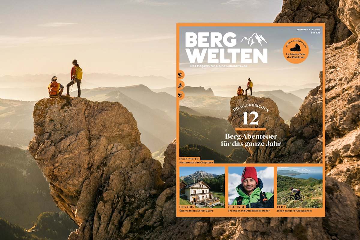 Das Bergwelten Magazin Februar/März 2022