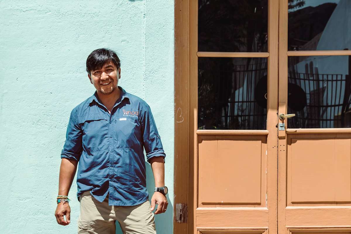 Guide Jorge weiß stets, wo es langgeht