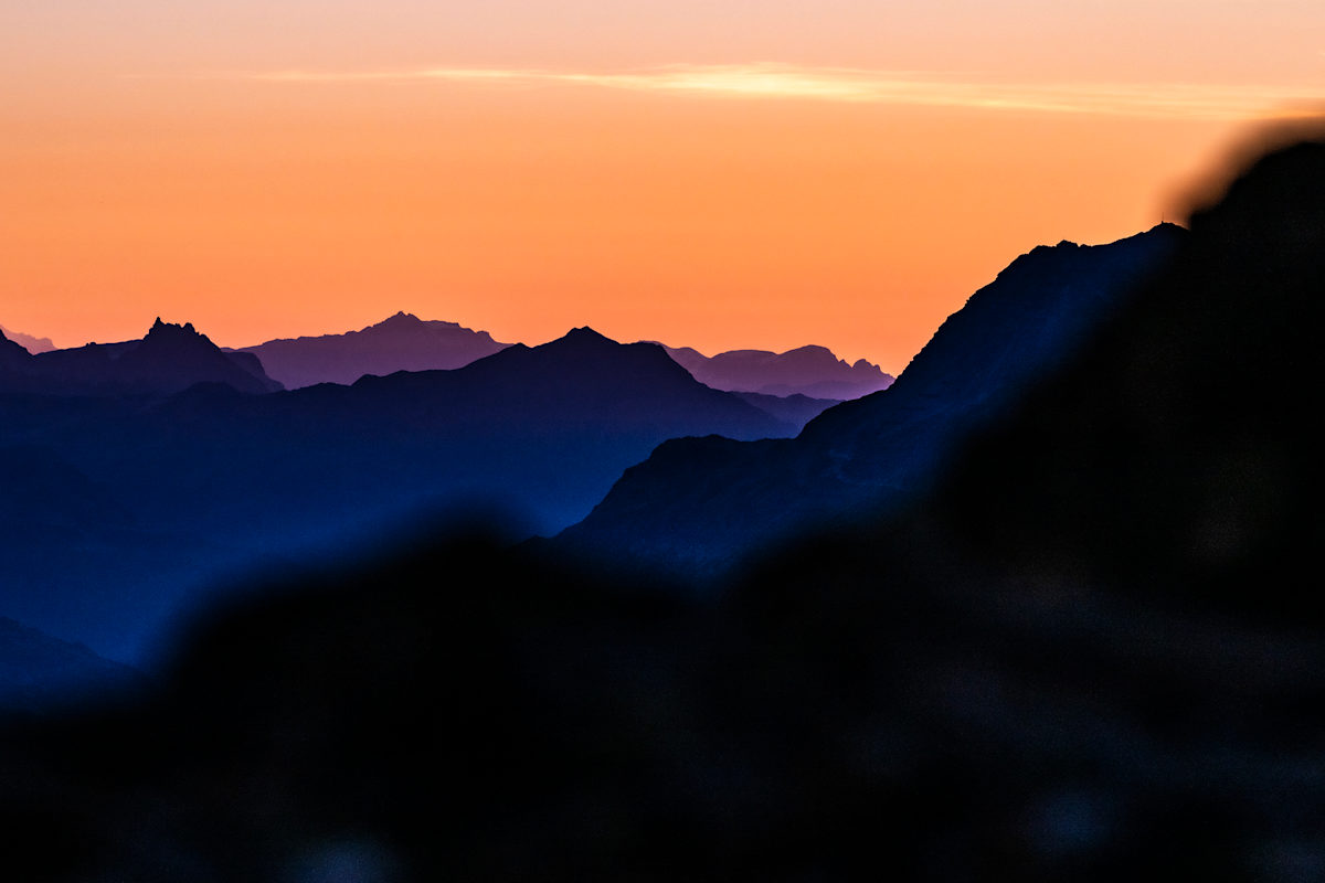 Sonnenaufgang im Paznaun.
