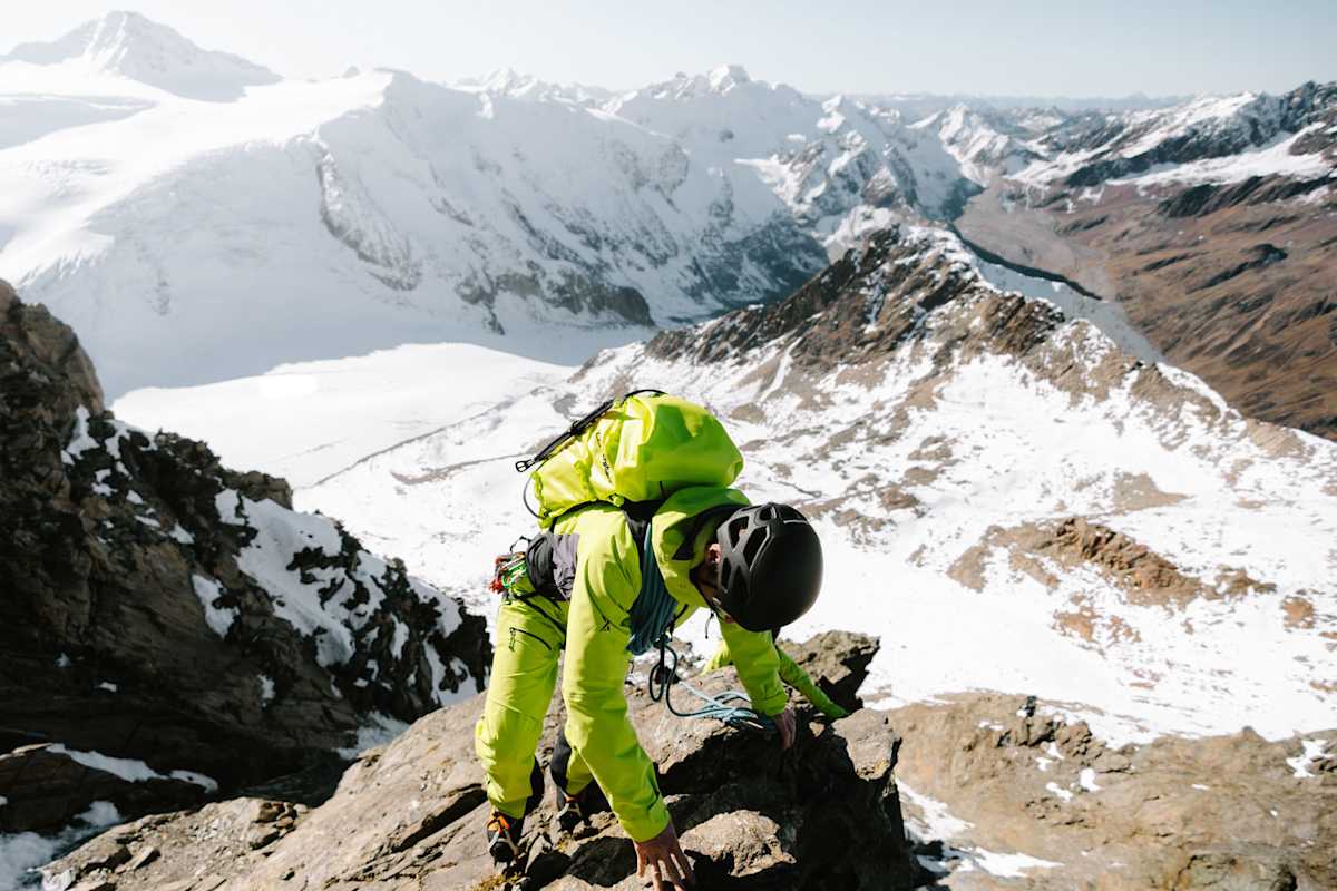 Bergwelten Hochtour Rucksack richtig packen Pitztal