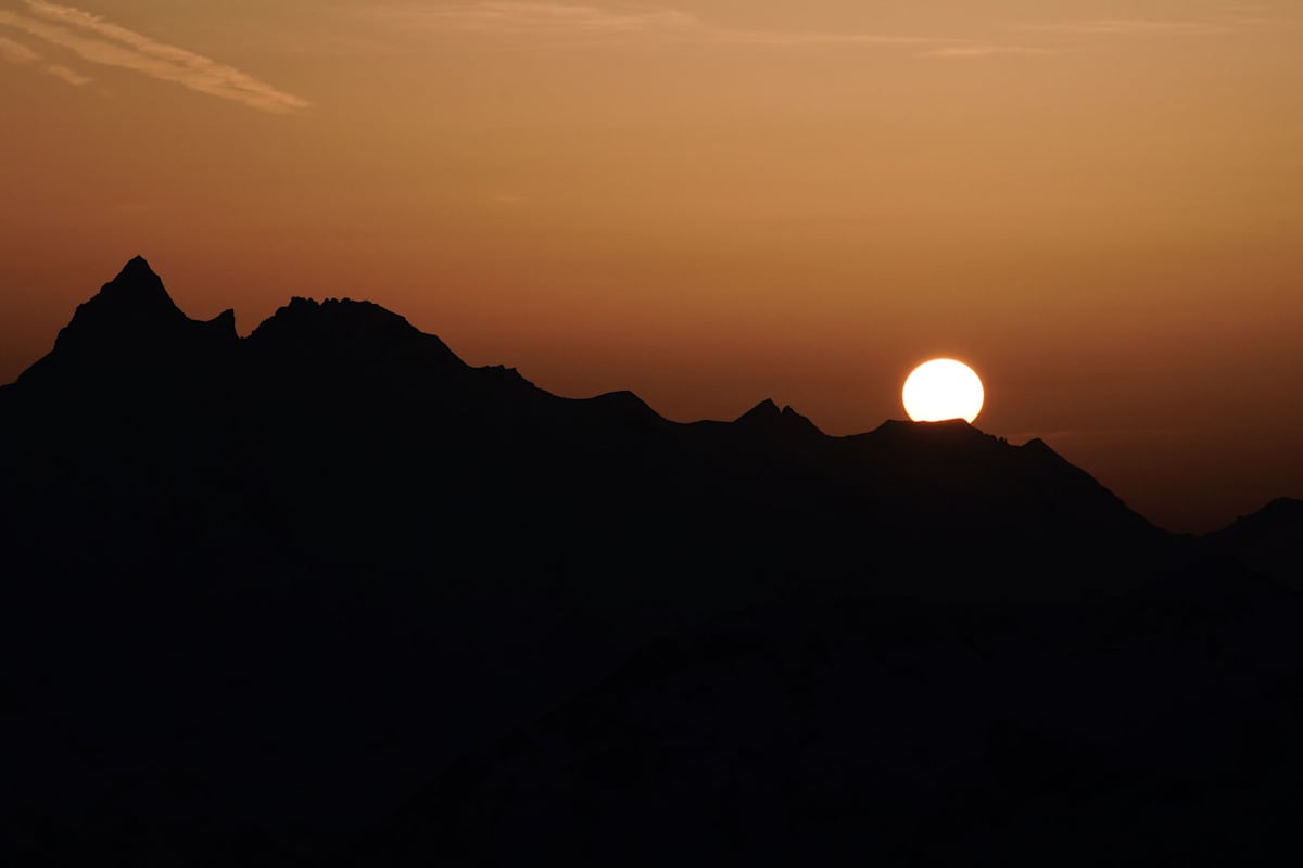 Nationalpark Hohe Tauern Salzburg Bergwelten Sonnenuntergang