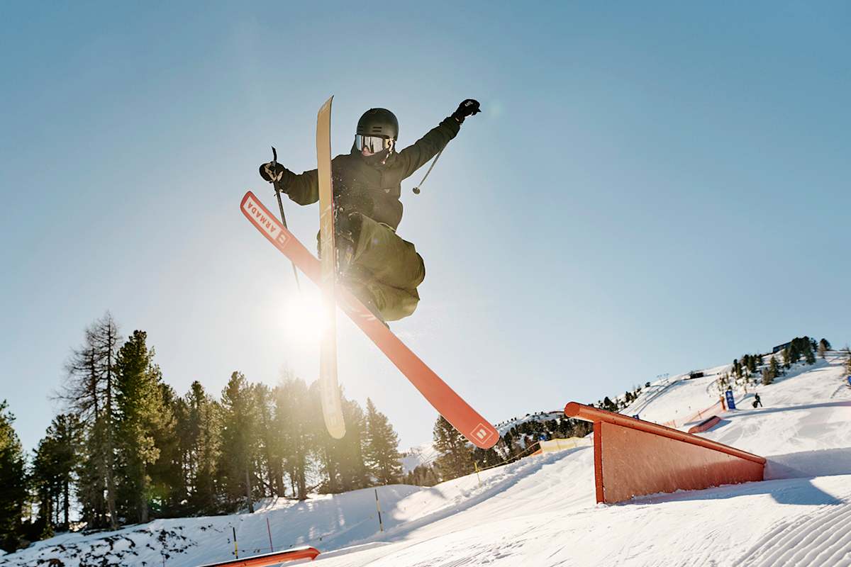 Im Snowpark am Kreischberg können sich Freestyler austoben.