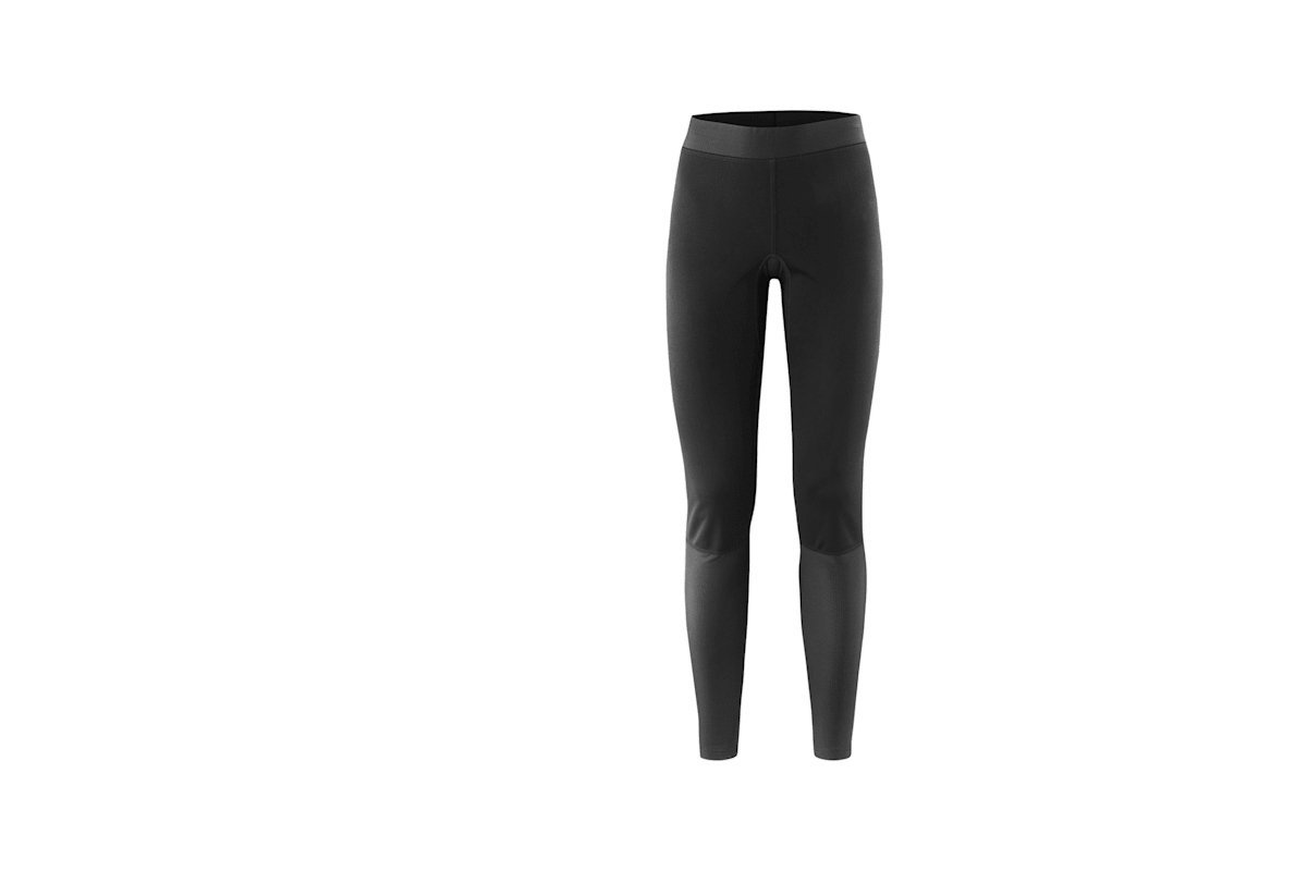 Die Tights Carbon AB Warm von Löffler in der Farbe schwarz.