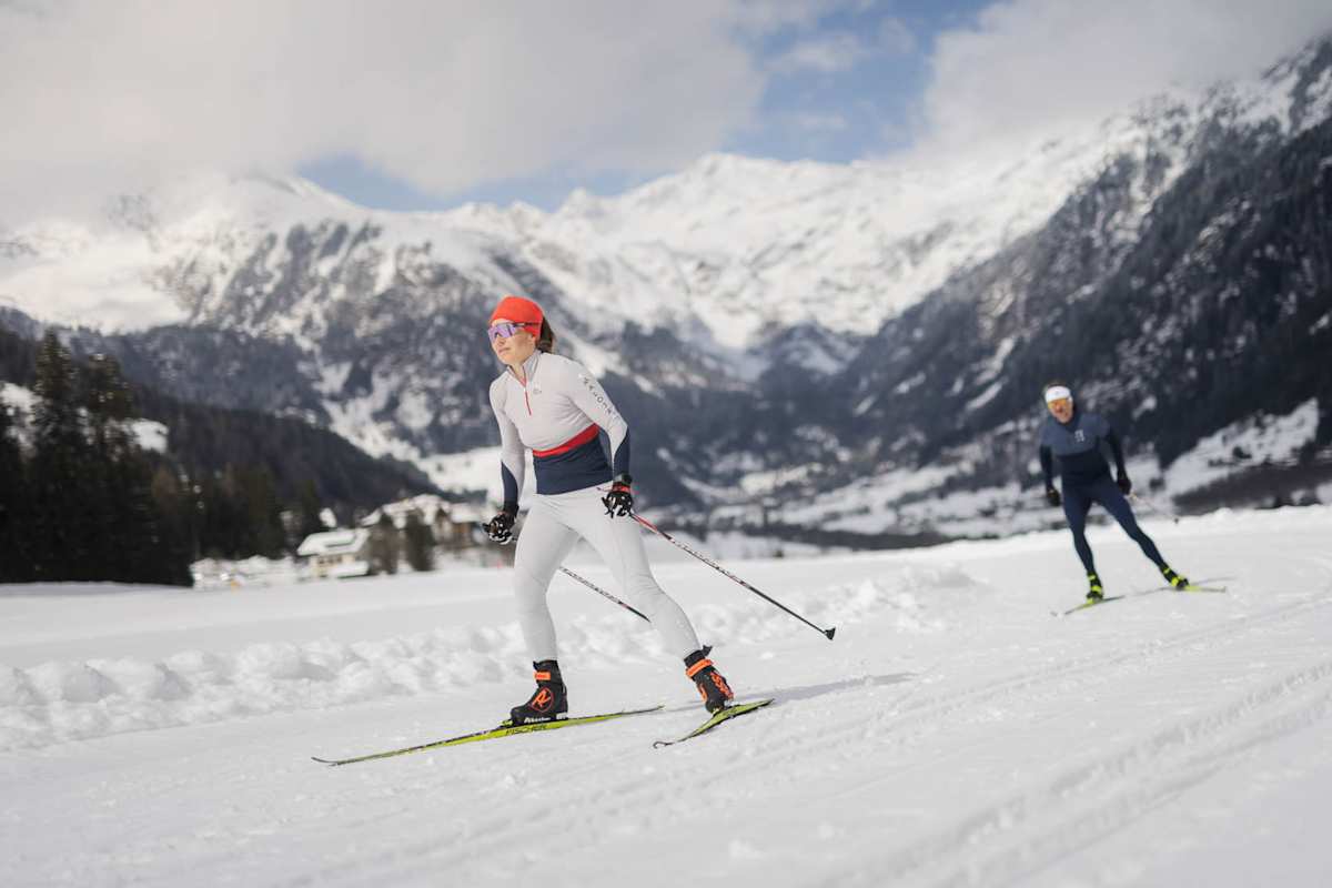 Langläufer aufgepasst: Egal ob Klassisch oder Skating – über 60 Loipenkilometer kannst du in der Ferienregion Sterzing-Ratschings-Gossensass mit deinen Skiern entdecken.