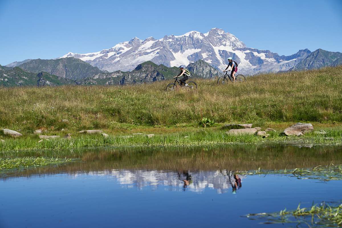 Biken auf der Alpe Pizzo