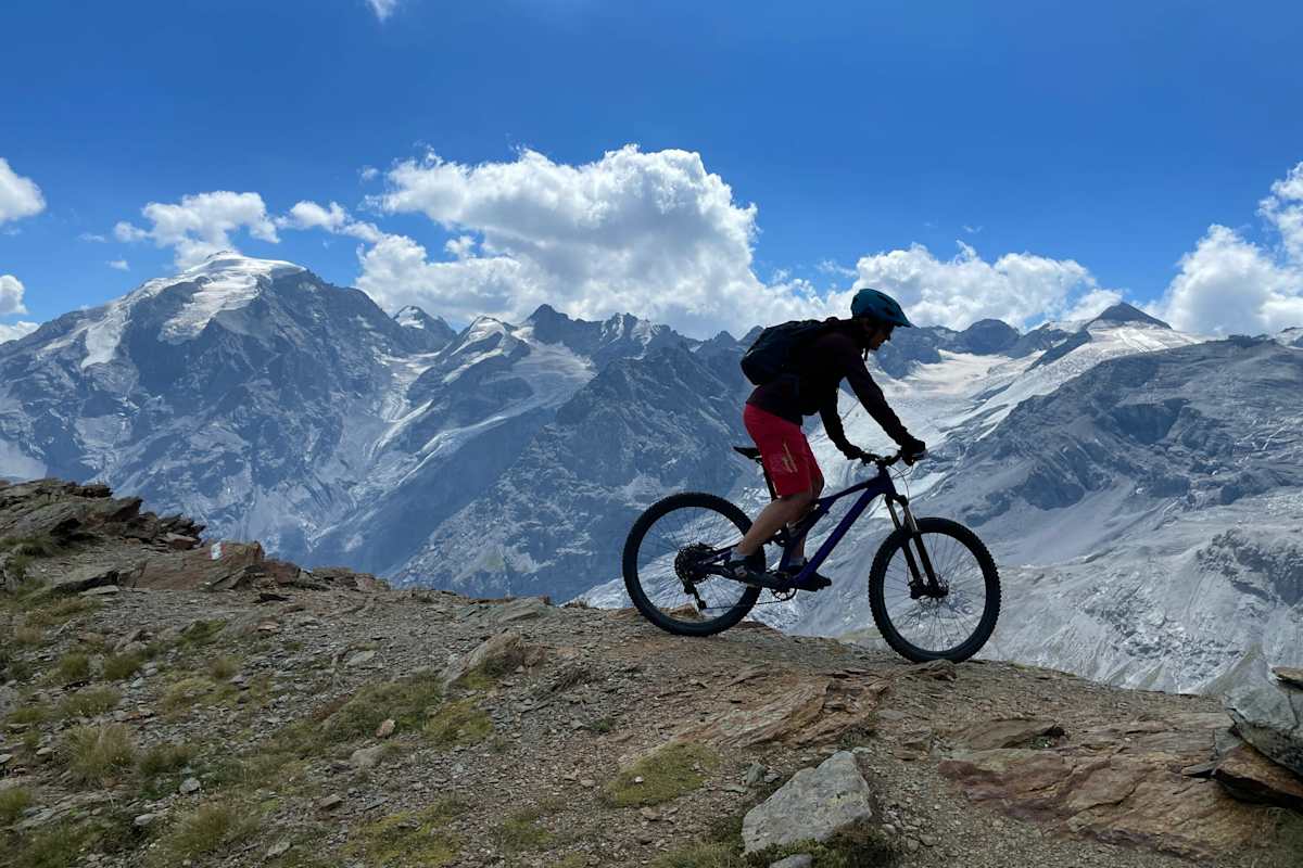 Bekannt und beliebt – das Fotomotiv unterhalb des Pia Chavalatsch mit Ortler im Hintergrund