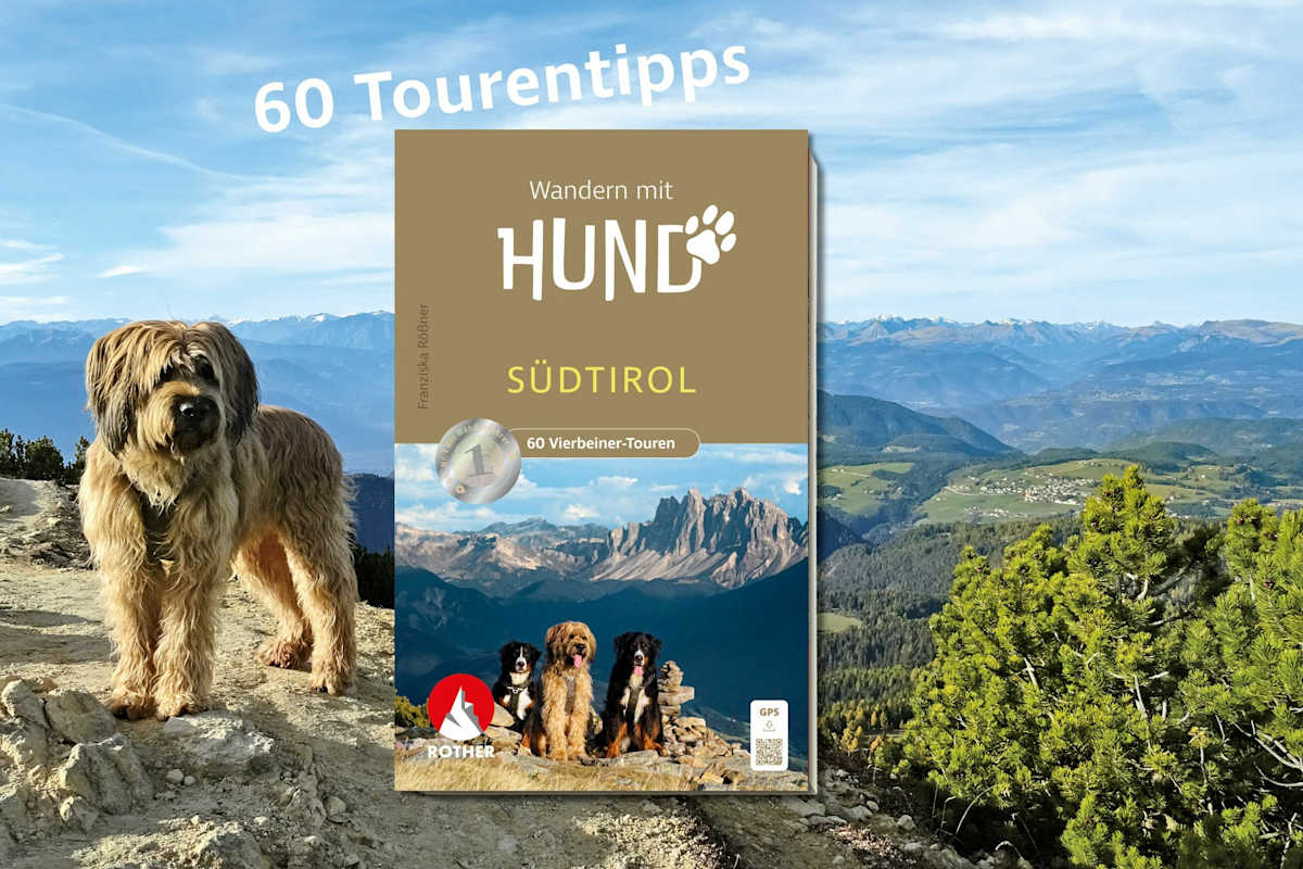 Rother Wanderbuch „Wandern mit Hund – Südtirol“