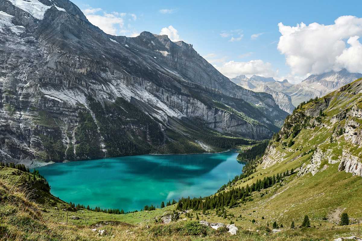 Der wunderschöne Oeschinensee.