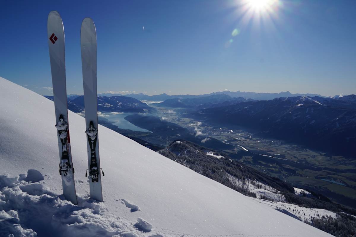 Wunderbare Aussicht von der Bösen Nase auf den Millstätter See