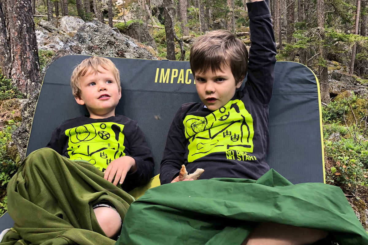 Gutes Essen hält bei Laune, und für die herbstlichen Bouldertage im Wald einfach eine Decke oder den Schlafsack mitnehmen!
