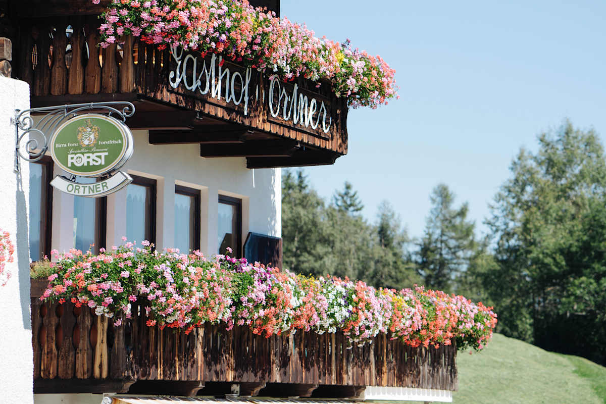 Der Berggasthof Ortner.