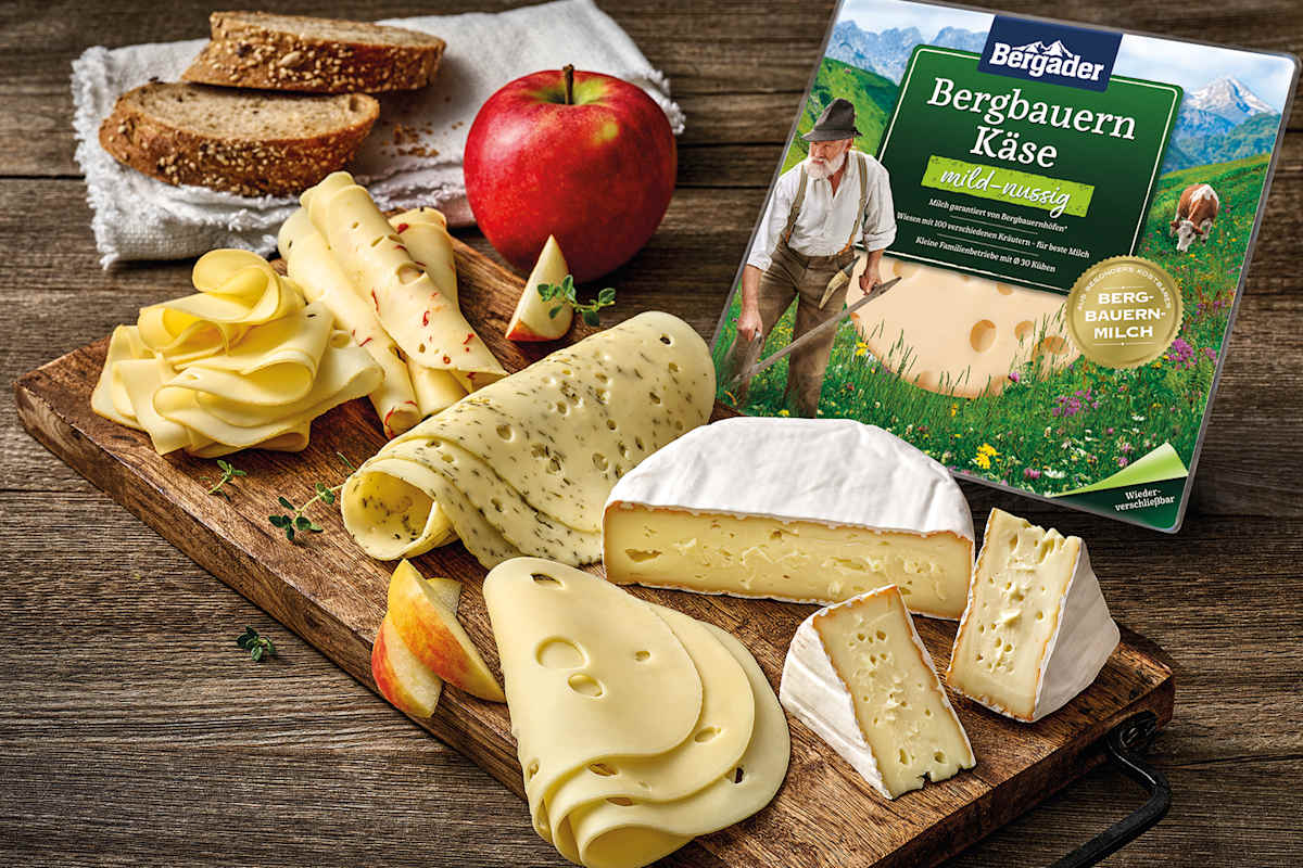 Käsegenuss von der Privatkäserei Bergader.