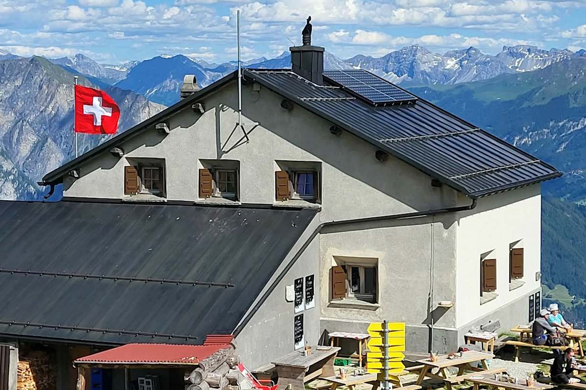 Calandahütte in Graubünden in der Schweiz
