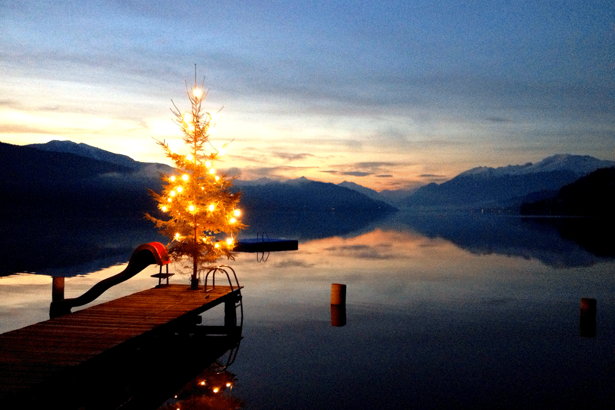 Campen am Ufer des Millstätter Sees