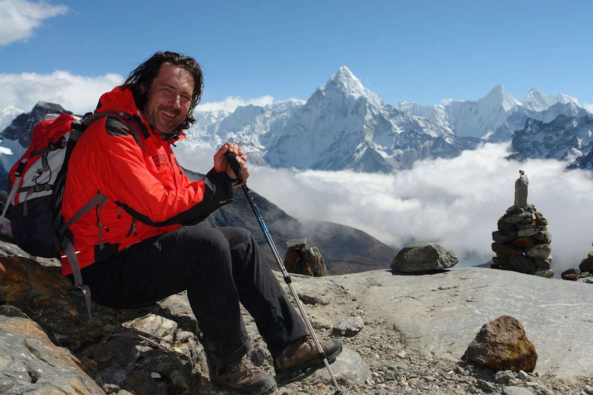 Weltweitwandern: Christian Hlade in Nepal