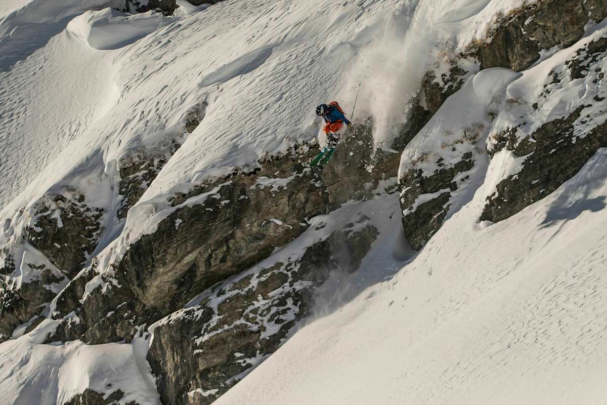 Christoph Ebenbichler beim Freeriden